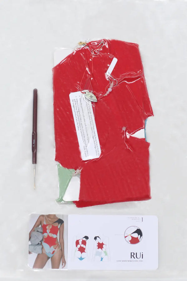 rui zhou tights R003 multicolor stitching